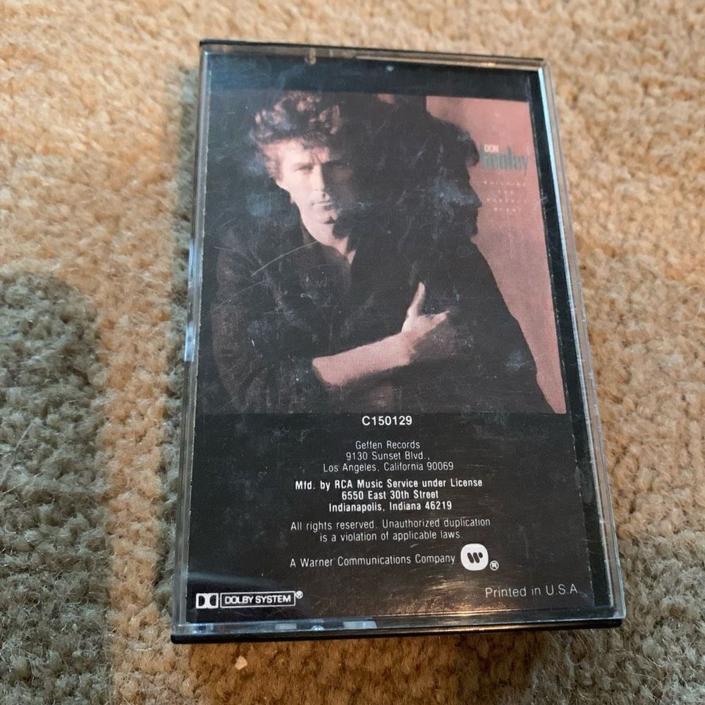Don Henley Building The Perfect Beast 1984 Cassette Tape